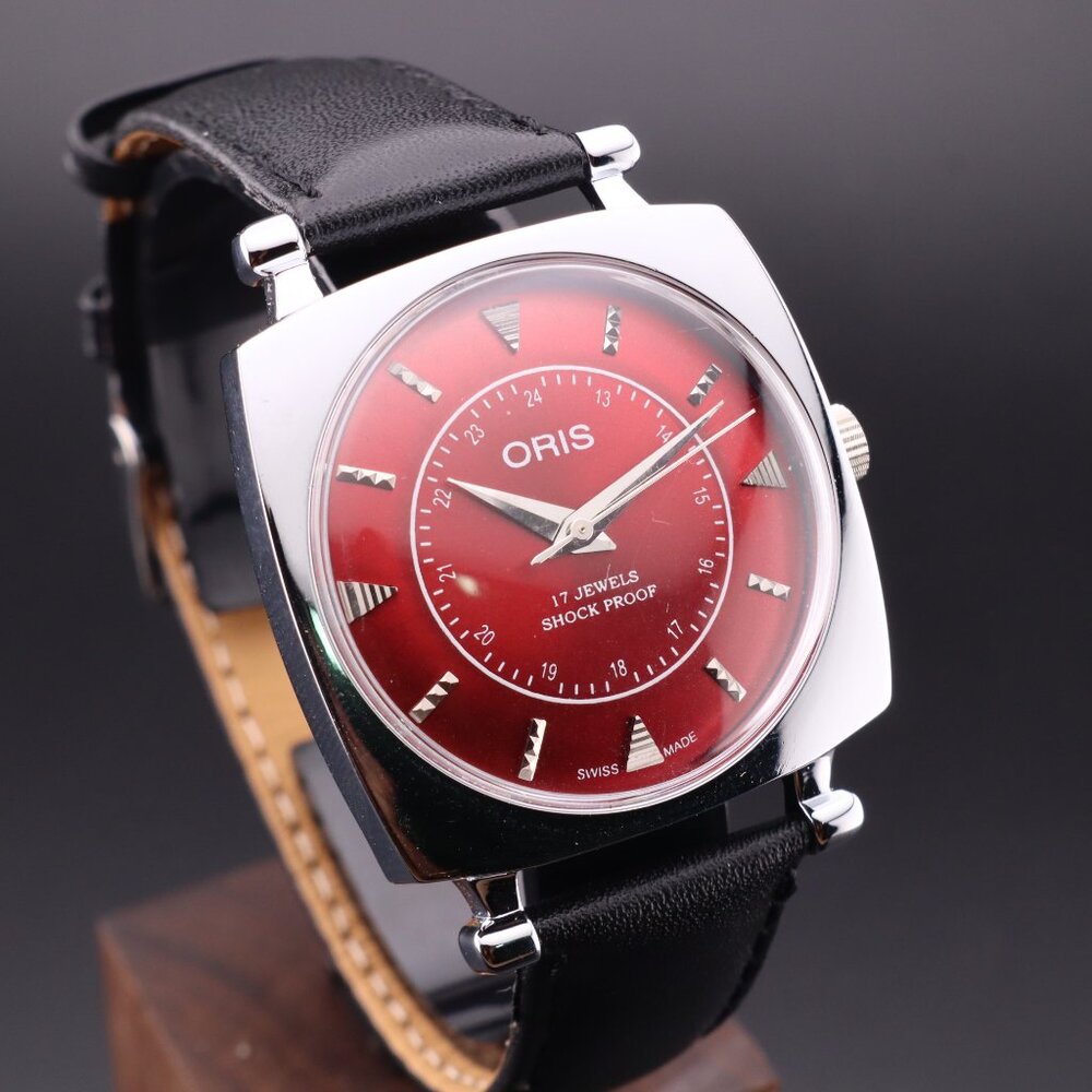 Oris Vintage Swiss 17 Jewels Hand-Wound Mechanical Men's Watch - FREE SHIPPING